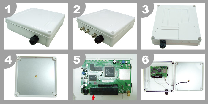 14dBi指向易天納天線CPE (2.4GHz EeeTenna™)