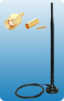 7dBi 小天線基座組 RP-SMA (2.4GHz)