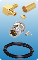R/A MMCX male to N female (LLC 100/60cm)